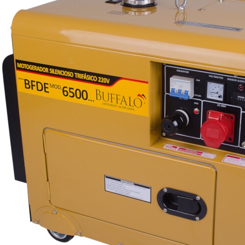 Gerador de energia 6,9 Kva a diesel partida el�trica trif�sico - BFDE 6.500
