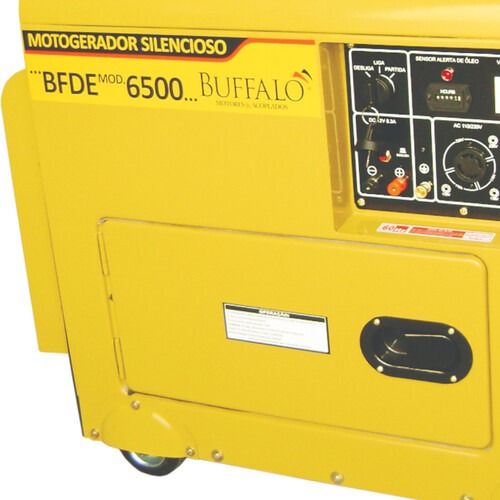 Gerador de energia 5,5 Kva a diesel partida el�trica monof�sico - BFDE 6.500