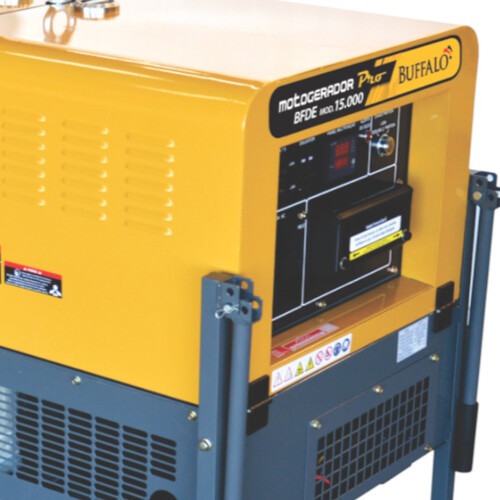 Gerador de energia 15 Kva a diesel cabinado partida el�trica trif�sico - BFDE 15.000