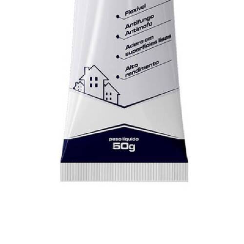 Silicone ac�tico para uso geral 50 gramas - PT0500005