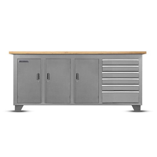 Bancada fechada com 6 gavetas e 3 portas - RLL-214