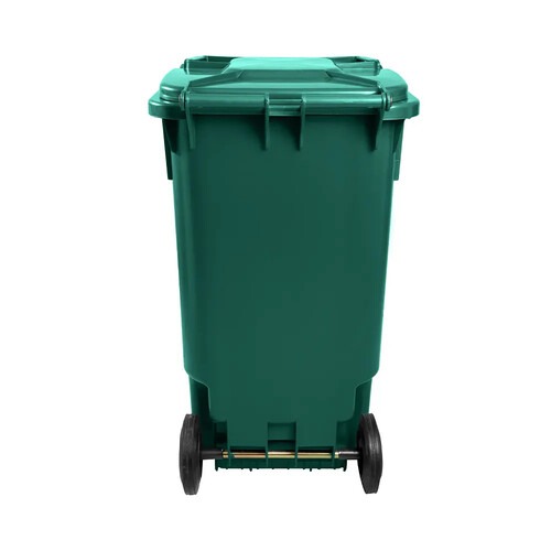 Carrinho coletor de lixo 240 litros sem pedal - 013633