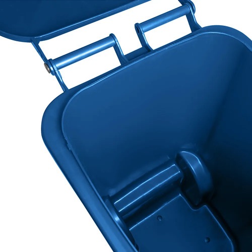 Carrinho coletor de lixo 240 litros sem pedal - 13627