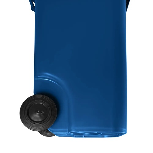 Carrinho coletor de lixo 240 litros sem pedal - 13627