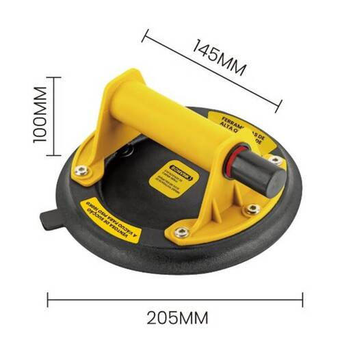 Ventosa com bomba de vácuo para piso 160 Kg - BOM-1510 Ventosa com bomba de vácuo para piso 160 Kg - BOM-1510