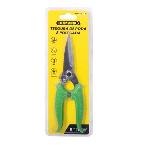 Tesoura de poda cabo antiderrapante - BOM-1057 Tesoura de poda cabo antiderrapante - BOM-1057