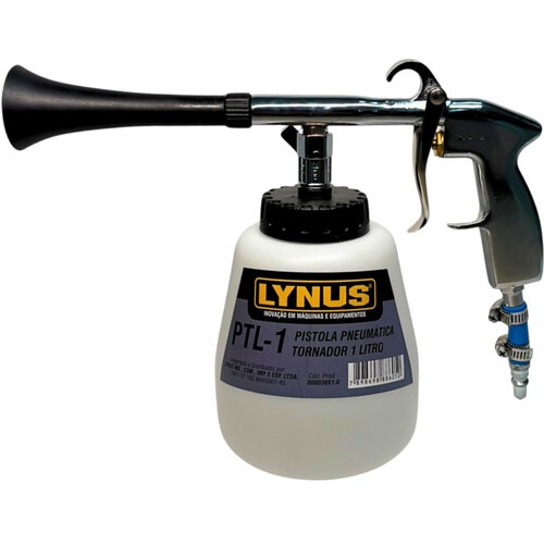 Pistola tornador pneumática 1L para limpeza - PTL-1 Pistola tornador pneumática 1L para limpeza - PTL-1