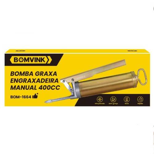 Engraxadeira manual capacidade de 400cc - BOM-1664 Engraxadeira manual capacidade de 400cc - BOM-1664