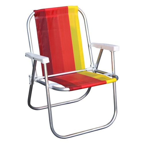 Cadeira de praia varanda alta em alumínio - CAD0047 Cadeira de praia varanda alta em alumínio - CAD0047
