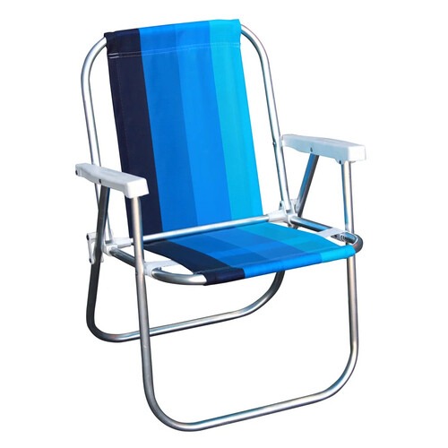 Cadeira de praia varanda alta em alumínio - CAD0047 Cadeira de praia varanda alta em alumínio - CAD0047