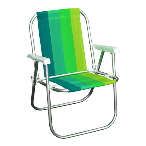 Cadeira de praia varanda alta em alumínio - CAD0047 Cadeira de praia varanda alta em alumínio - CAD0047