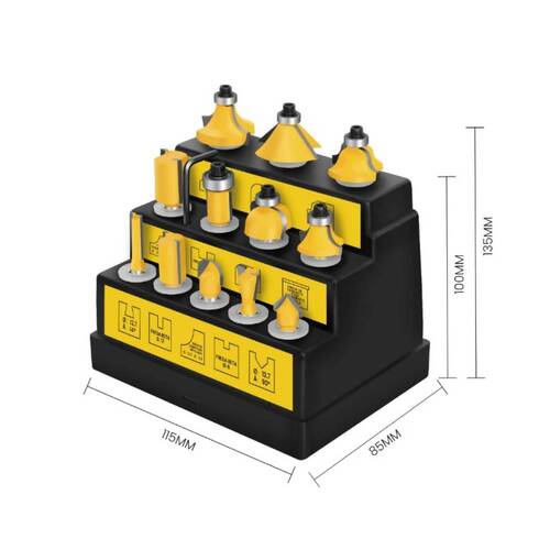 Jogo de fresas para madeira 1/4