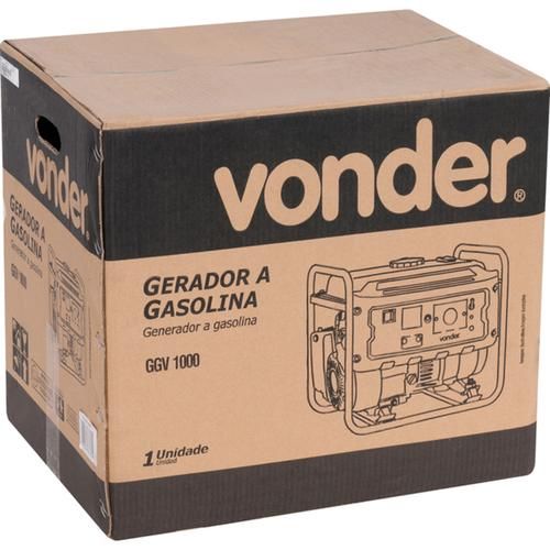 Gerador de energia 1Kva a gasolina monofásico 4 tempos - GGV 1000 220V Gerador de energia 1Kva a gasolina monofásico 4 tempos - GGV 1000 220V