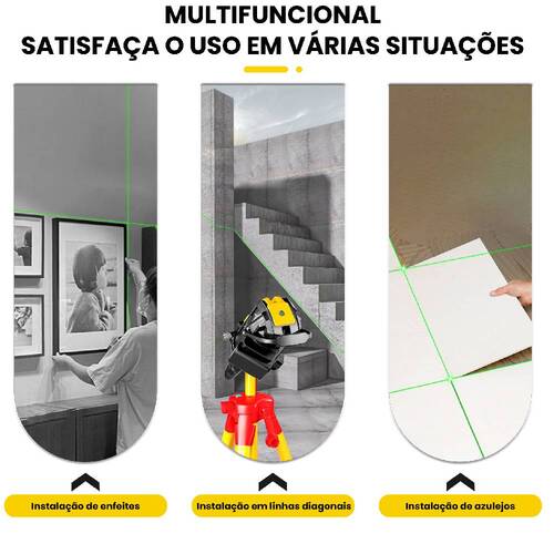 Nível a laser verde bateria 2 linhas com maleta e óculos - BOM-6210 Nível a laser verde bateria 2 linhas com maleta e óculos - BOM-6210