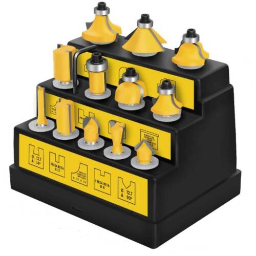 Jogo de fresas para madeira 1/4