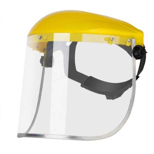 Protetor facial incolor 265mm com catraca - BOM-7420 Protetor facial incolor 265mm com catraca - BOM-7420