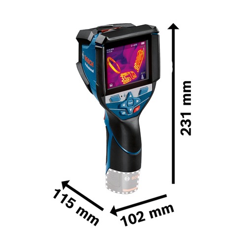 C�mera t�rmica a bateria 12V 256 x 192 px Sem bateria - GTC 600C