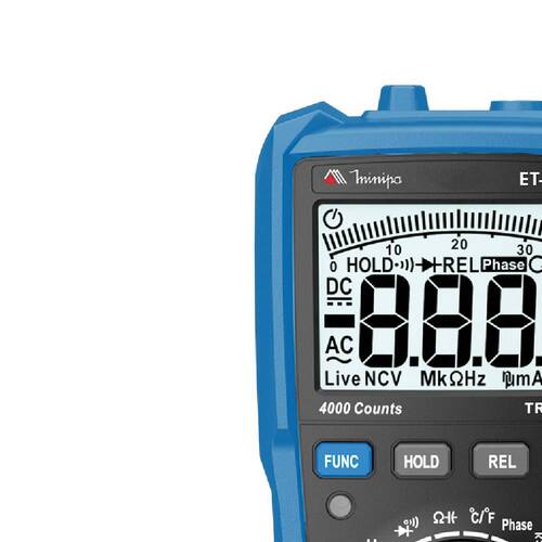 Multímetro digital portátil True RMS CAT IV 600V - ET-1639B Multímetro digital portátil True RMS CAT IV 600V - ET-1639B