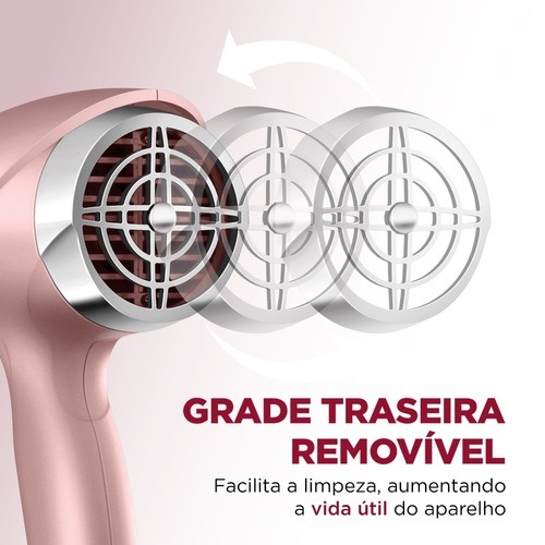 Secador de cabelo 2200 watts Golden Rose bilvot - SC-32  110V/220V