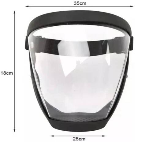 M�scara protetor facial transparente com sa�da de ar - BOM-7422
