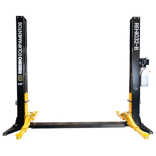 Elevador automotivo 3,2T com base double lock monofásico preto - REHI032-B 220V Elevador automotivo 3,2T com base double lock monofásico preto - REHI032-B 220V