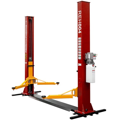 Elevador automotivo 4T com base double lock monof�sico vermelho - REHI004-B  220V
