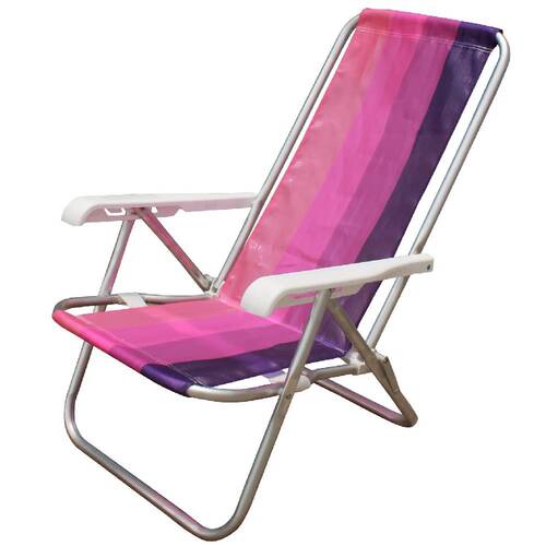 Cadeira de praia dobr�vel em 4 posi��es - CAD0641