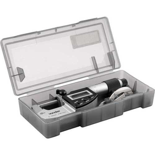 Micrometro externo 0 - 25 mm exatidão de 0,002 mm - MD 025 Micrometro externo 0 - 25 mm exatidão de 0,002 mm - MD 025