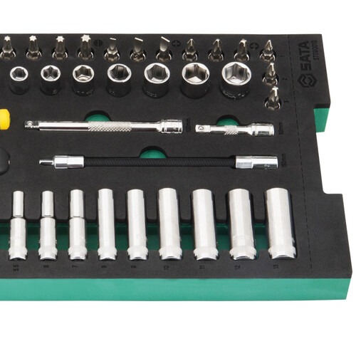 Jogo de soquete sextavado 3,5 a 14 mm encaixe 1/4