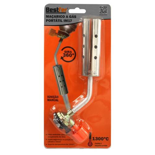 Ma�arico a g�s butano port�til profissional sem refil IM 17- BFH2717