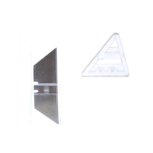 Estilete trapezoidal dobr�vel alum�nio com 5 l�minas extras - BFH3044