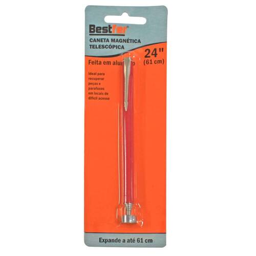 Pegador de peças magnético tipo caneta extensível 61 cm - BFH1480 Pegador de peças magnético tipo caneta extensível 61 cm - BFH1480