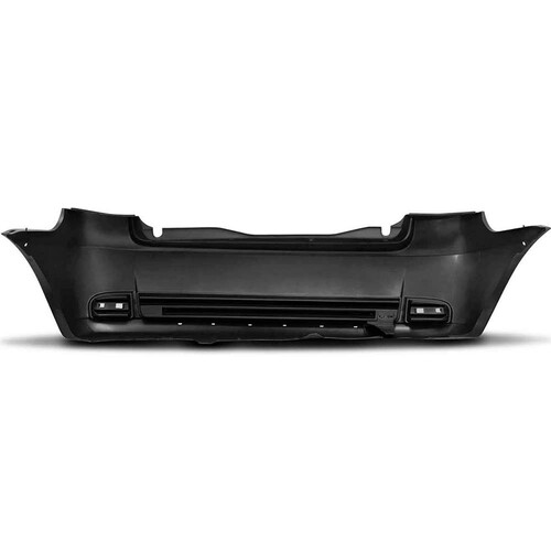 Para-choque Palio Way 2015 a 2018 traseiro preto liso - 3446