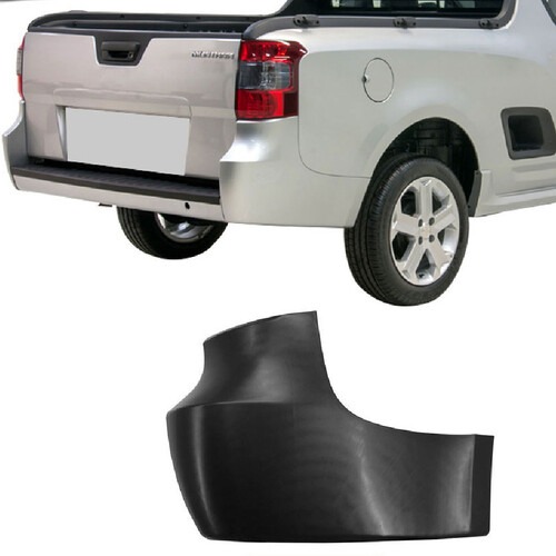 Para-choque Montana 2010 a 2021 traseiro direito preto liso - 1786 Para-choque Montana 2010 a 2021 traseiro direito preto liso - 1786