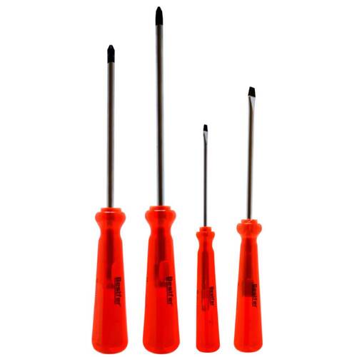 Jogo de chave de fenda e phillips 8 pe�as a�o cromo van�dio - BFH2777