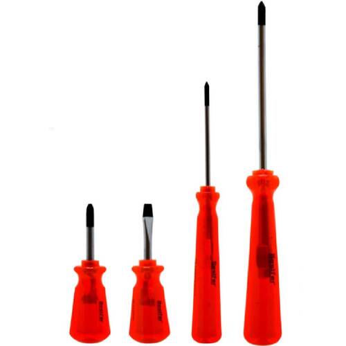 Jogo de chave de fenda e phillips 8 pe�as a�o cromo van�dio - BFH2777