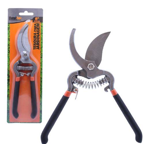 Tesoura para poda manual bico curvo 8 Tesoura para poda manual bico curvo 8