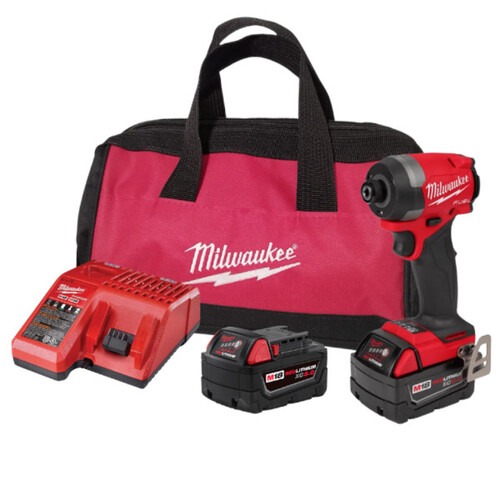 Parafusadeira de impacto a bateria 18V 1/4