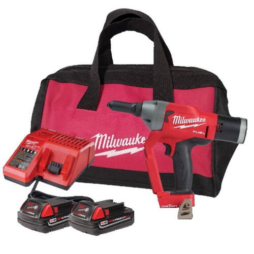 Rebitador a bateria 18V com 2 baterias One-Key FUEL - 2660  110V/220V