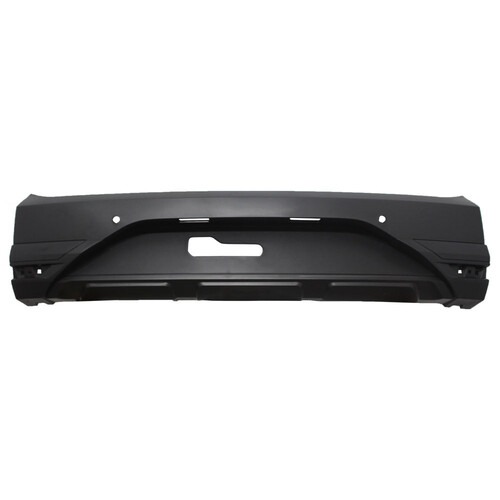 Para-choque Saveiro cross G7 2016 a 2020 traseiro preto com furo para sensor - 6681