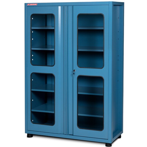 Arm�rio para ferramentas com 5 prateleiras e visor de vidro - NA-8