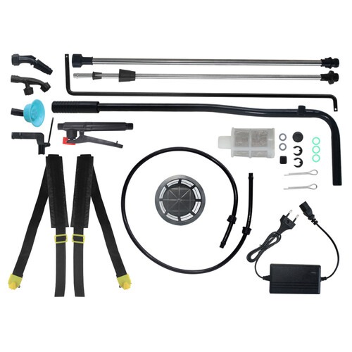 Pulverizador costal a bateria 12V e manual 20L com 3 bicos - MPB 20L  110V/220V