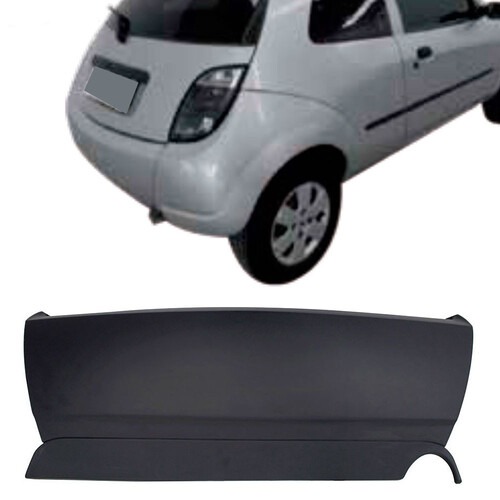 Para-choque Ford Ka 2003 a 2007 traseiro central preto texturizado - 2656