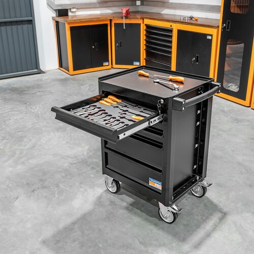 Carro para ferramentas com 6 gavetas e 195 ferramentas - 44950/952