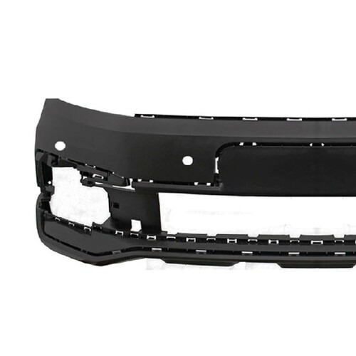 Para-choque Saveiro Cross G7 2017 a 2020 dianteiro preto liso parcial com furo para sensor - 6678