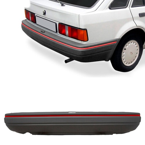 Para-choque Scort Hobby 1990 a 1996 traseiro cinza texturizado com alma pl�stica - 2534