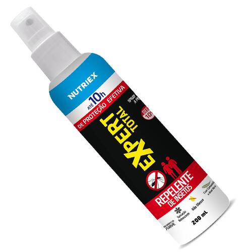 Repelente de insetos em spray 200 ml 10 horas - Expert total