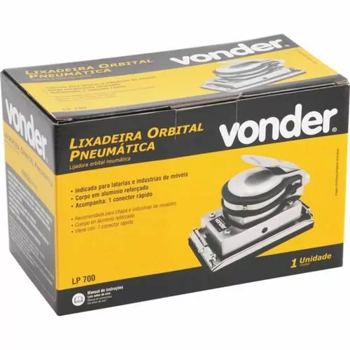 Lixadeira orbital pneumática base de 93 x 170 mm - LP 700
