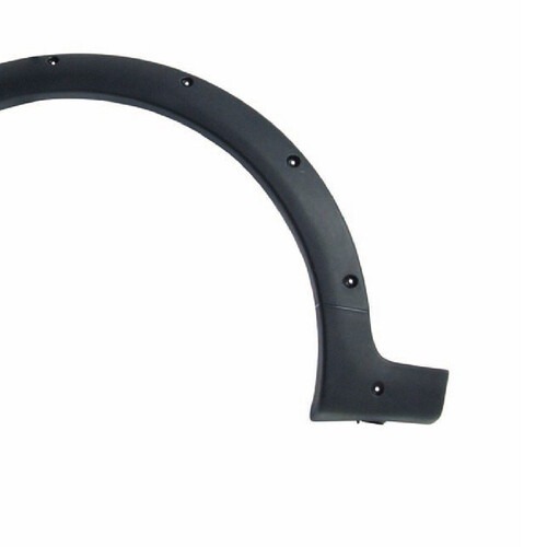 Moldura para-lama Strada Adventure/Working Restyling 1 2002 a 2007 dianteiro esquerdo preto texturizado - 3411