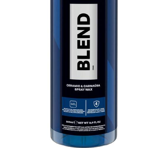 Cera automotiva SIO2 e carna�ba em spray 500 ml com gatilho - Blend